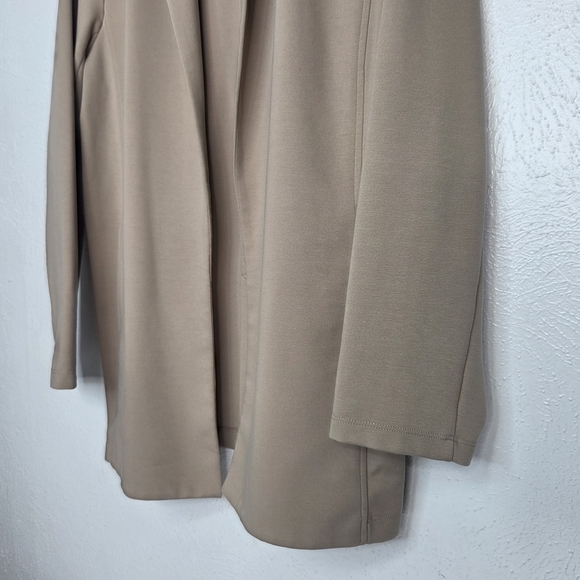 Eileen Fisher Flex Tencel Ponte Notch Collar Jacket Bramble Tan Women's Large - Picture 4 of 16
